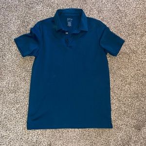 Men’s small polo shirt by Apt 9.  Dark teal color